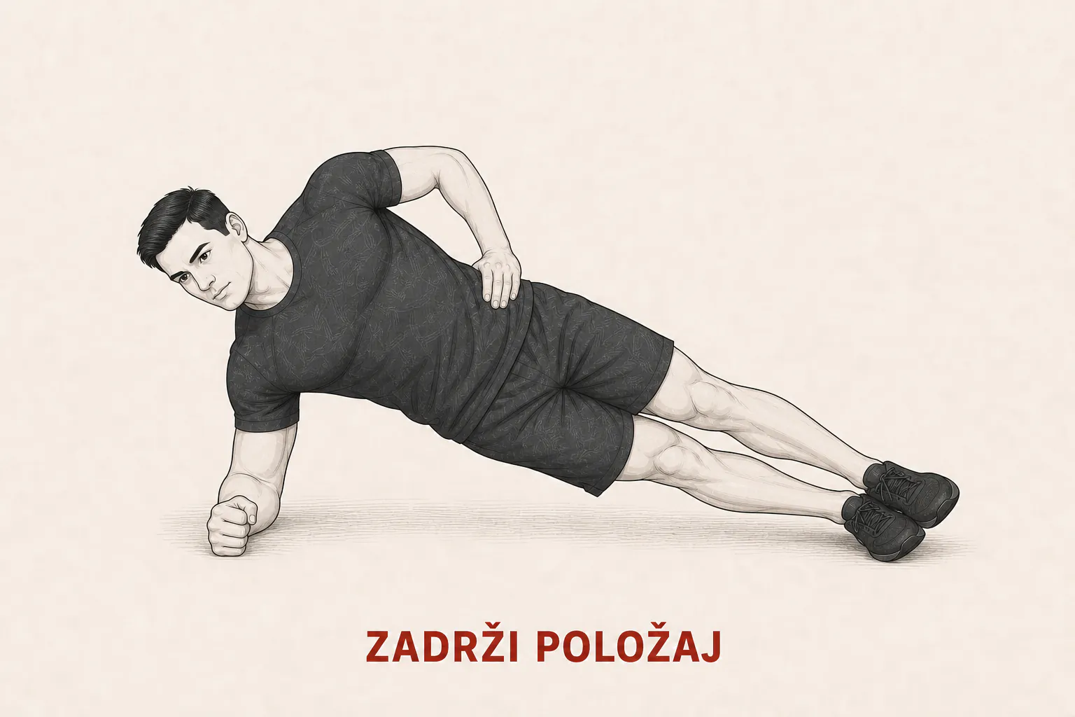Bočni plank tutorial