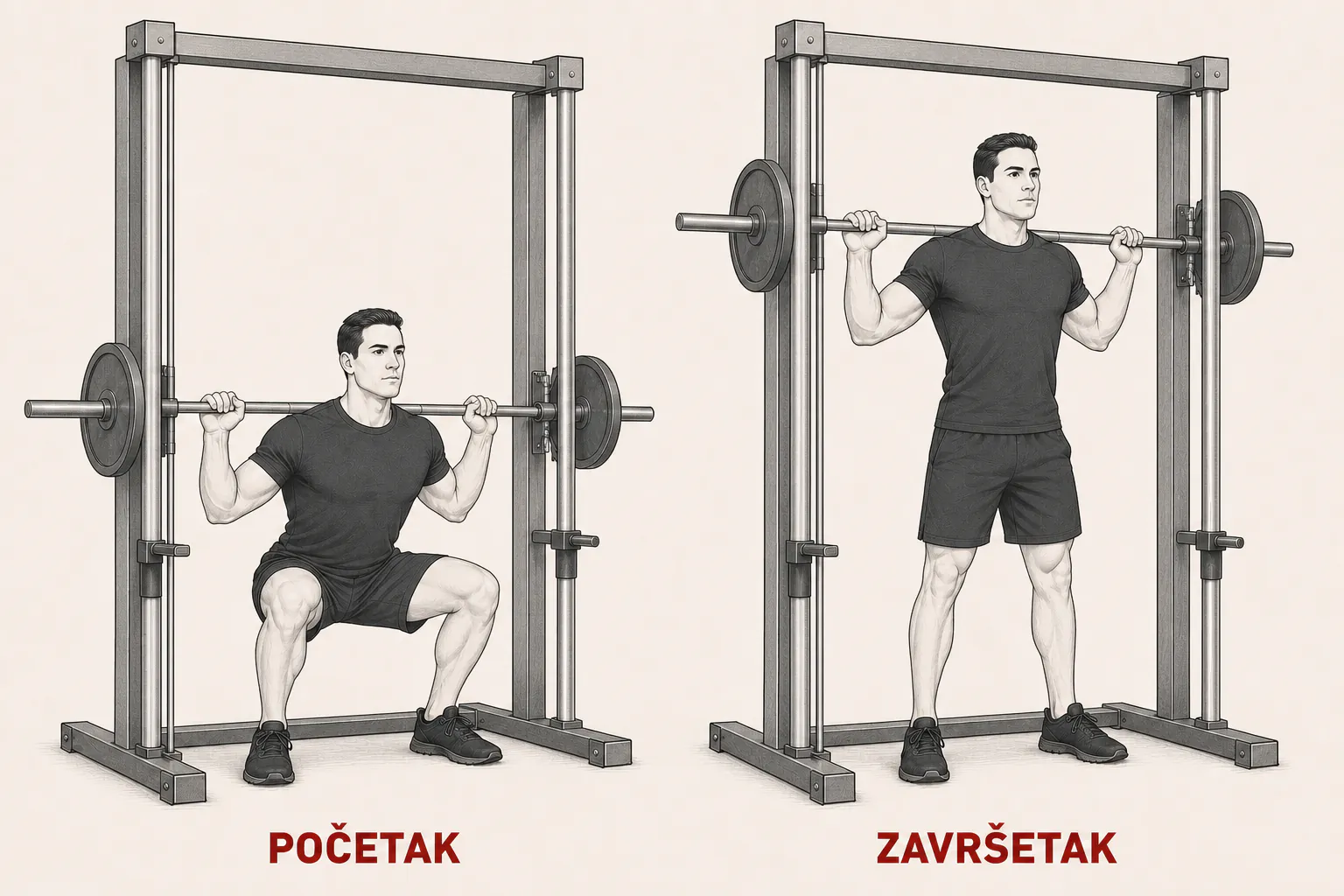 Čučanj na Smith mašini tutorial