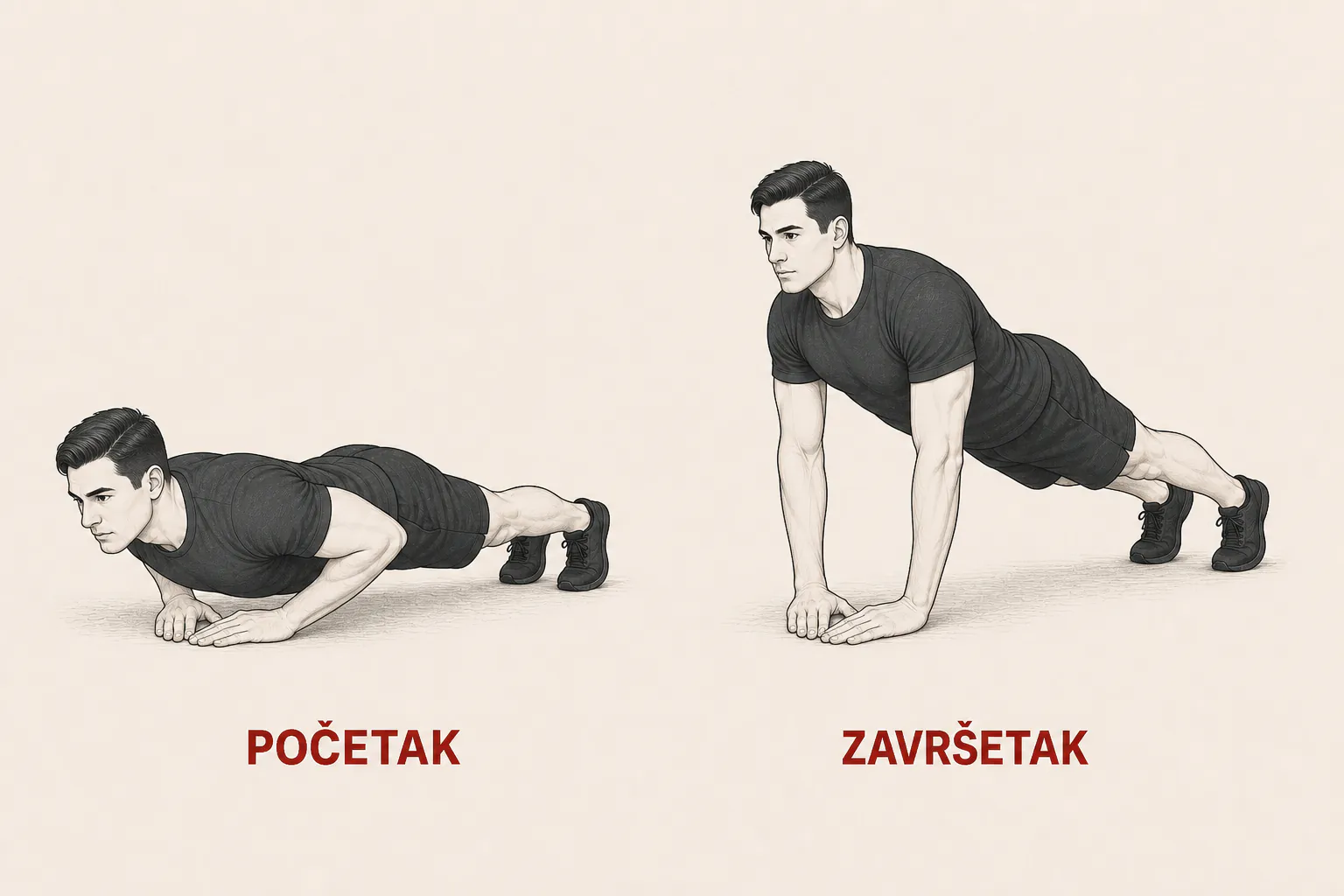 Dijamantski sklek tutorial