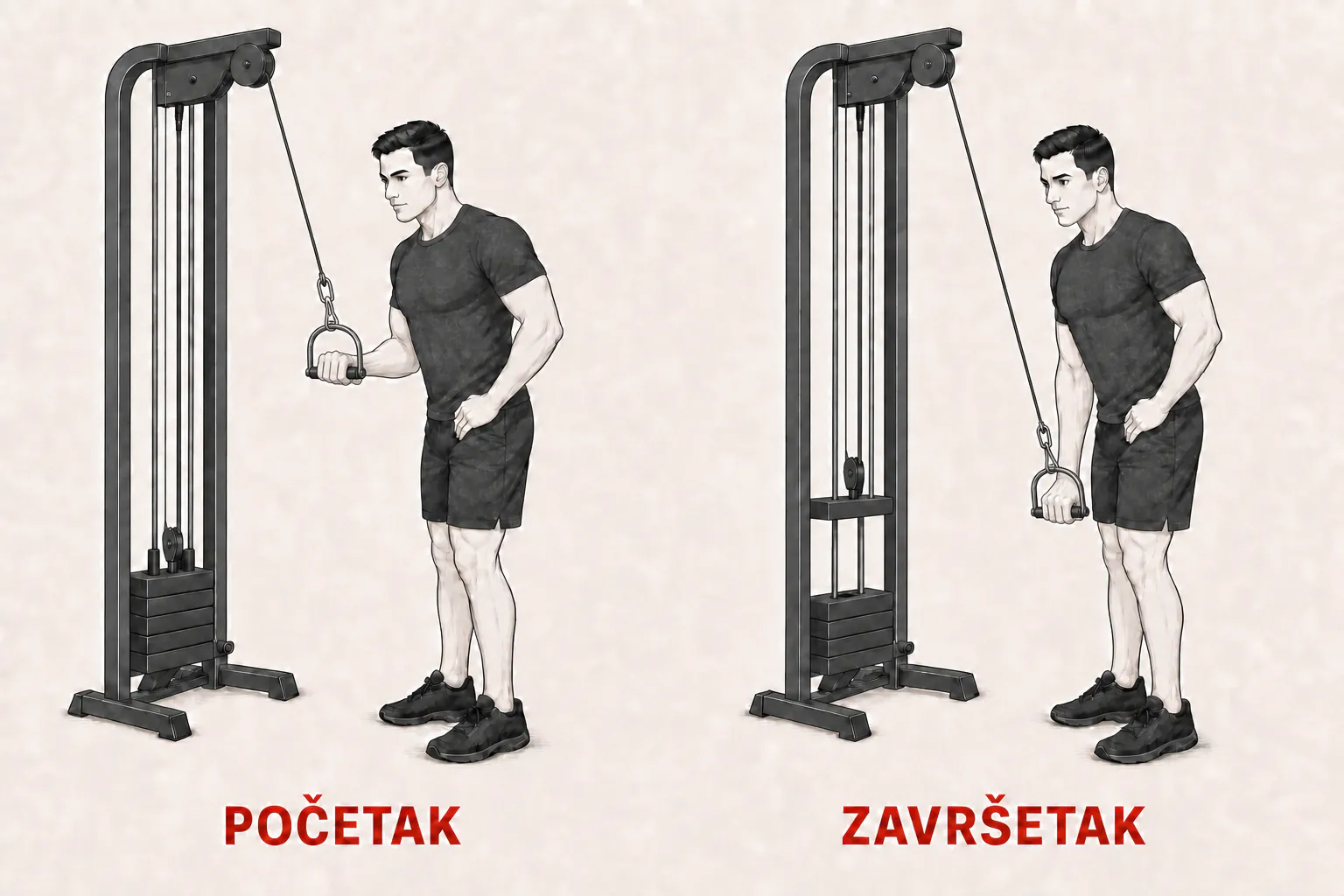 Jednoručno opružanje na sajli tutorial