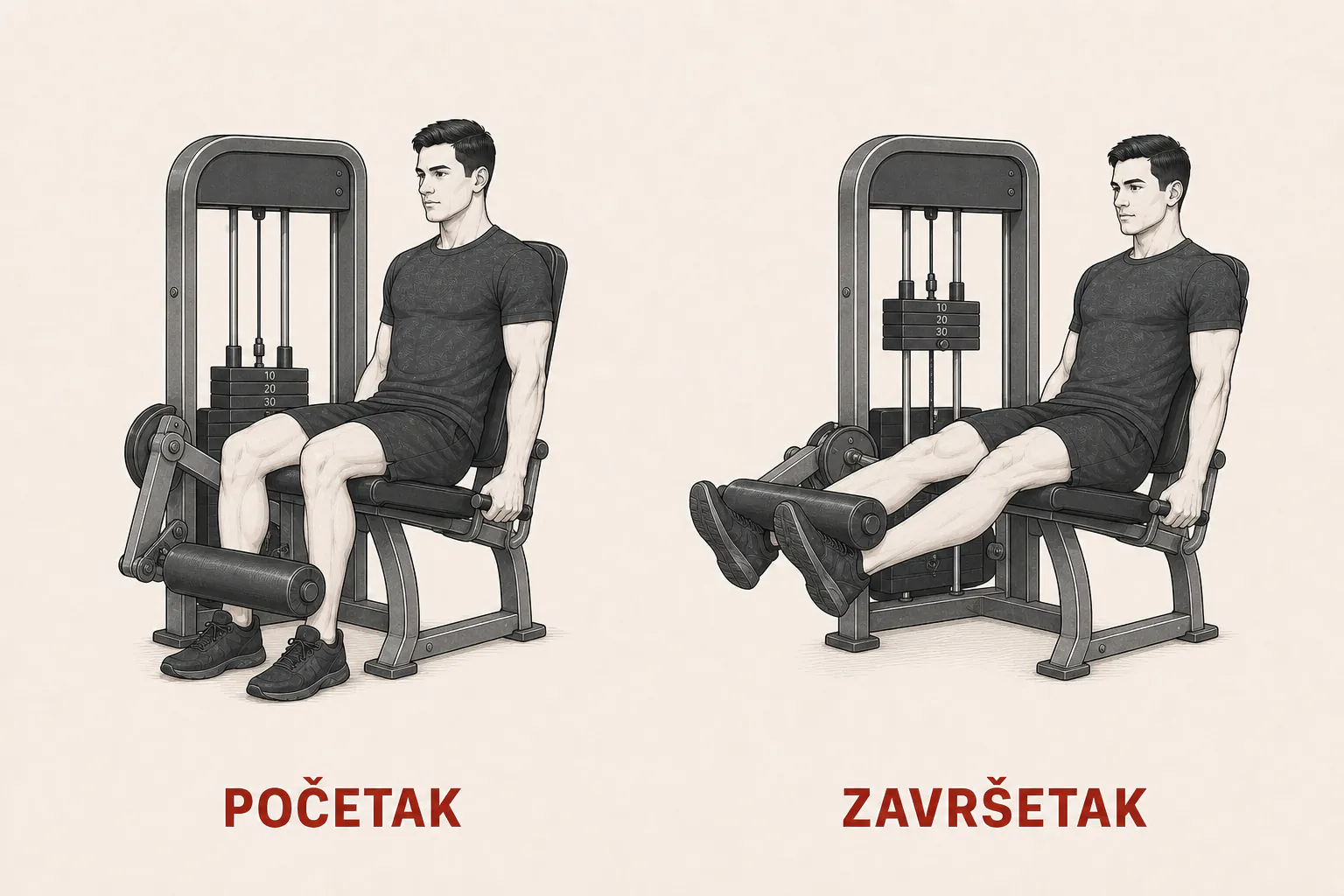 Nožna ekstenzija tutorial