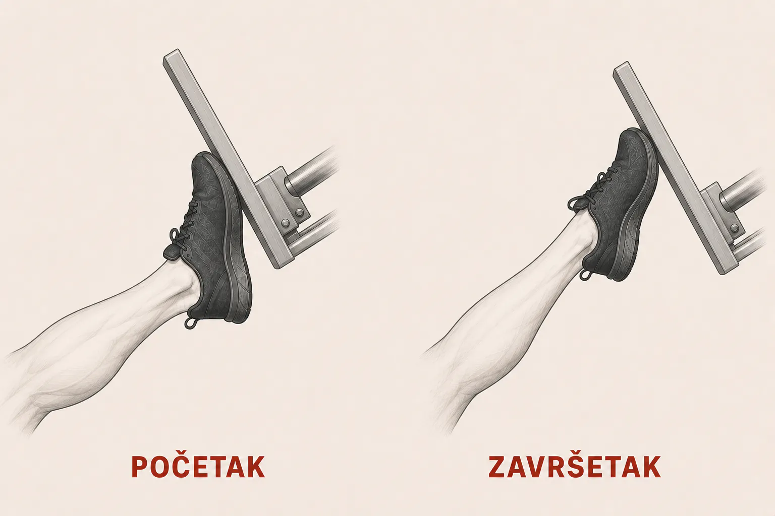 Potisak prstima na leg-presu tutorial