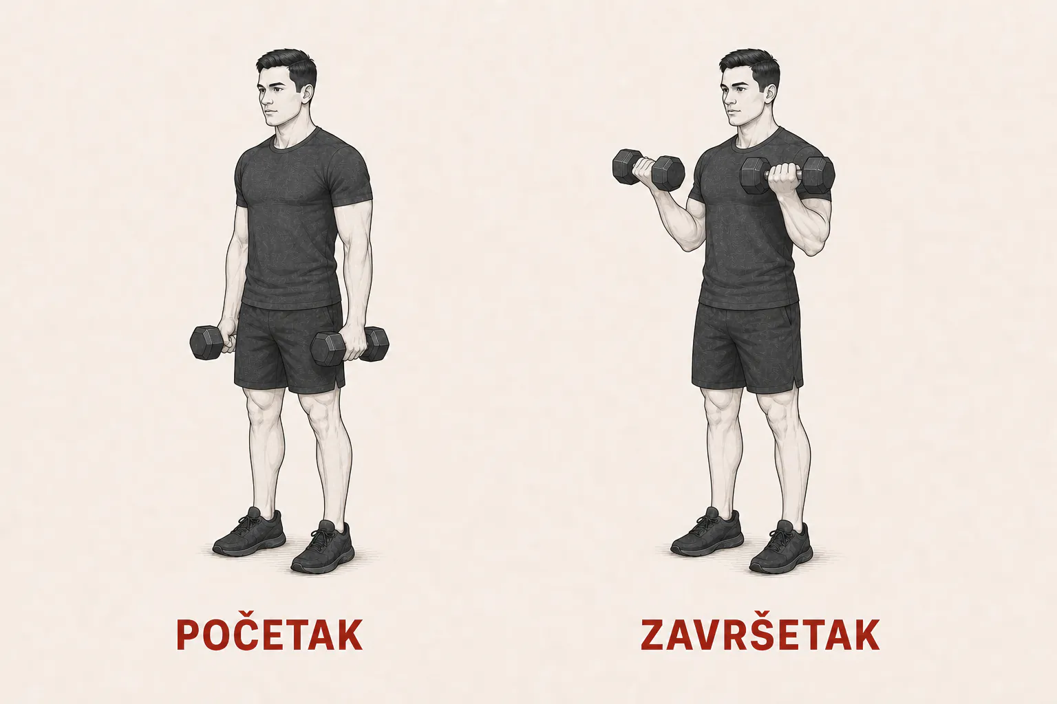 Pregib bučicama tutorial