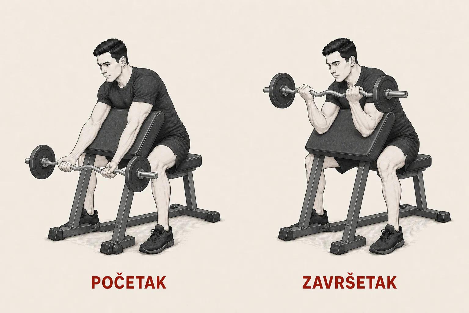 Pregib na skot klupi tutorial