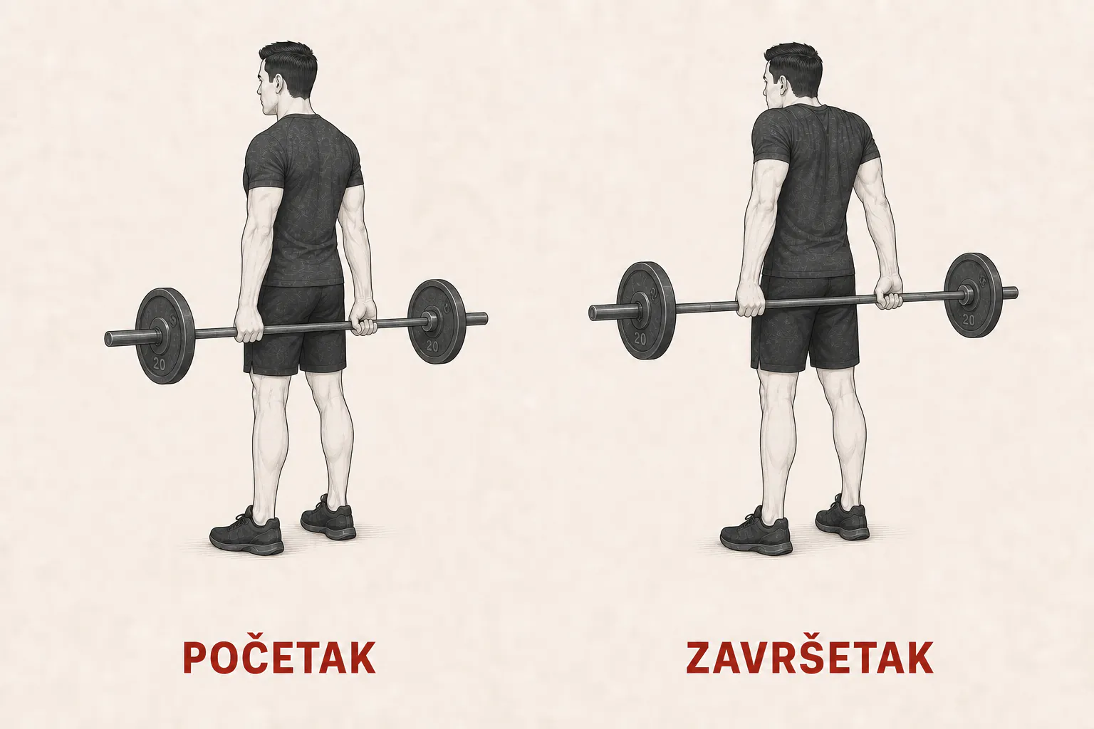 Sleganje šipkom iza tela tutorial