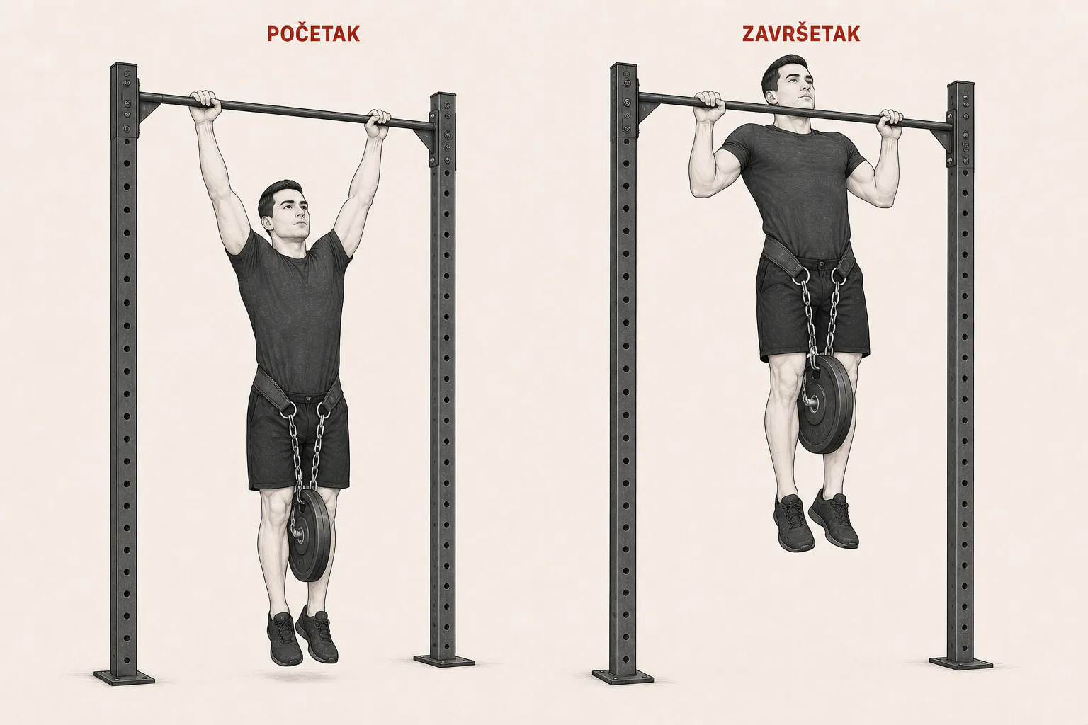 Zgibovi sa opterećenjem tutorial